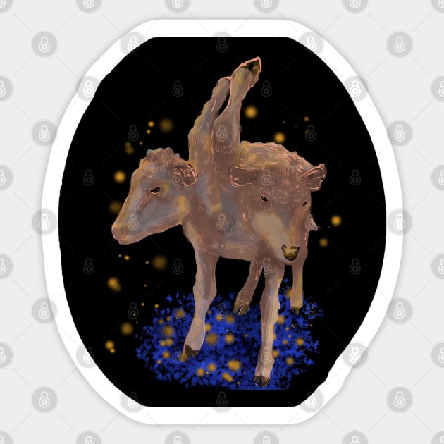 Double the Starlight Dreams Sticker by Animal Surrealism